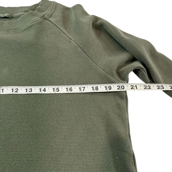 Brandy Melville John Gault Army Green Thermal Long Sleeve‎ Top, OS - Picture 7 of 8